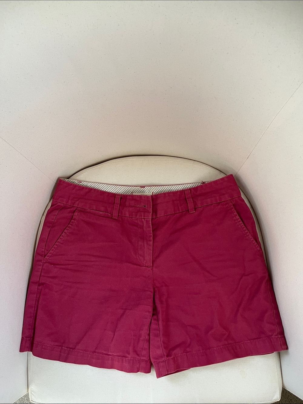 LOFT dusty rose chino shorts